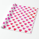Search for watercolor hearts wrapping paper Watercolors