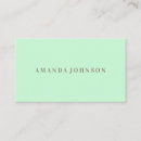 Search for mint business cards Salon