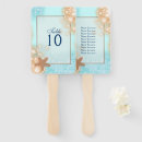 Search for beach wedding hand fans Coastal