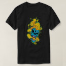 Search for blue flame tshirts Skull