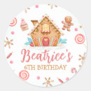 Search for gingerbread stickers Gingerbread house decorating party
