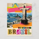Search for vintage brazil postcards Sugarloaf mountain