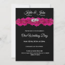 Search for fuchsia and black invitations Pink