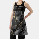 Search for agate aprons Gold glitter