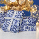 Search for blue and white stars wrapping paper For her