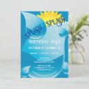 Search for splash bash invitations Blue