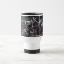 Search for wolves travel mugs wildlife