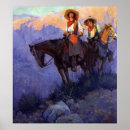 Search for vintage woman horse posters Western