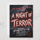 Search for horror movie invitations Scary movie party