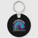 Search for teal ribbon key rings Mental health matters