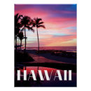 Search for hawaii posters Sunset
