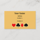 Search for poker business cards Suits