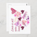 Search for love shopping postcards Couple