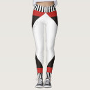 Search for white black and red striped leggings Geometric