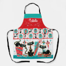 Search for christmas cat aprons Retro