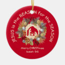 Search for christ christmas tree decorations Jesus is the reason