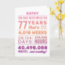 Search for 77 birthday cards Happy 77th birthday