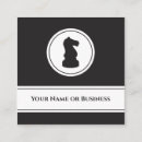 Search for chess business cards Knight