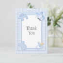 Search for gingham thank you cards Baby shower