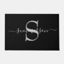 Search for monogrammed doormats Script