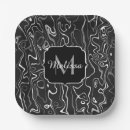 Search for black and white swirl plates Retro