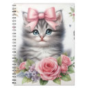 Search for cute fluffy notebooks Kitten