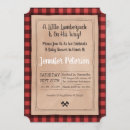 Search for lumberjack plaid invitations Country
