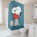 Search for valentines shower curtains Charles schulz
