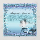 Search for purple masquerade birthday invitations Chic