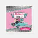 Search for 1950s diner napkins Chequered