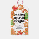 Search for christmas cookie gift tags Baking spirits bright
