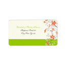 Search for lime green and black return address labels Elegant