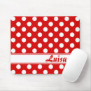 Search for red polka dot mouse mats Cute