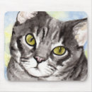 Search for tabby cat mouse mats Watercolor