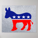 Search for democrat donkey posters Red