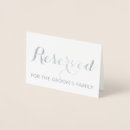 Search for silver foil place cards Chic