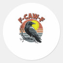 Search for crow designs stickers F caw f
