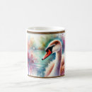 Search for beautiful swan mugs Lake