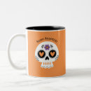 Search for cute skull mugs Halloween