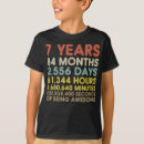 Search for 7th birthday kids tshirts Years