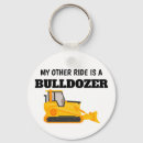 Search for heavy equipment key rings Bulldozer