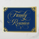 Search for family reunion postcard invitations Elegant