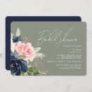 Search for blush and sage green invitations Floral