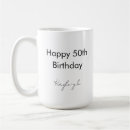 Search for 50 year old birthday mugs 50th