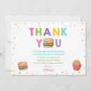 Search for hamburger thank you cards French fries