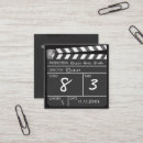 Search for clapperboard business cards Movie