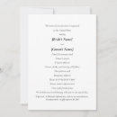 Search for nuptials invitations Black and white