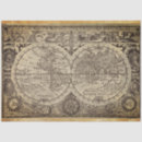 Search for world map tissue paper Old