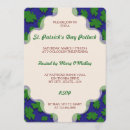 Search for luck on invitations Pot of gold