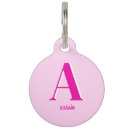 Search for pink pet tags Monogrammed